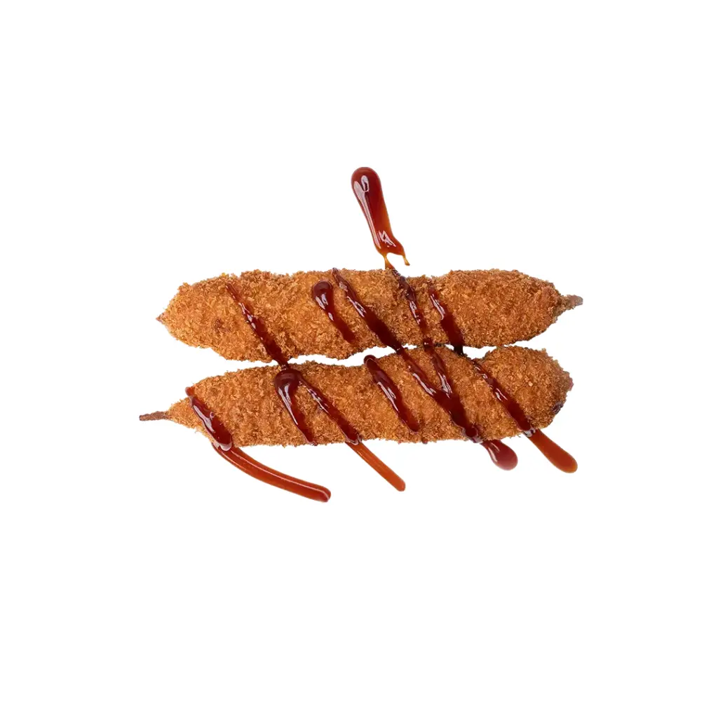 Kushikatsu crevettes 