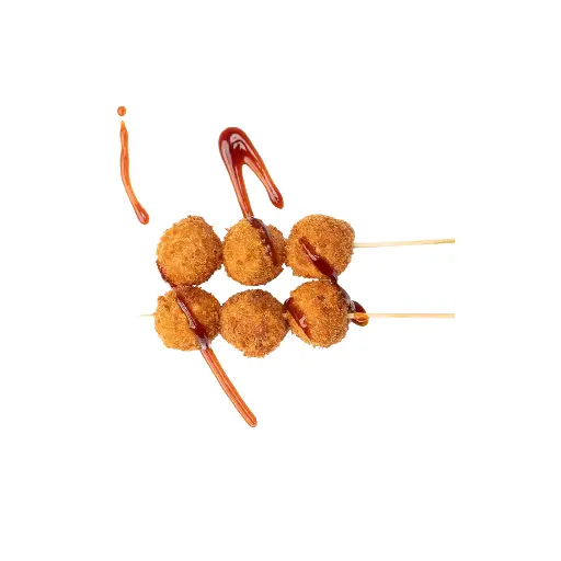 [191] Kushikatsu boulettes de poulet 