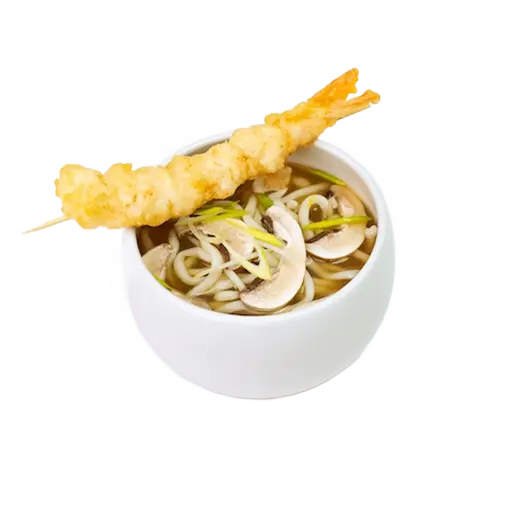 [10] Soupe miso aux nouilles crevette tempura 