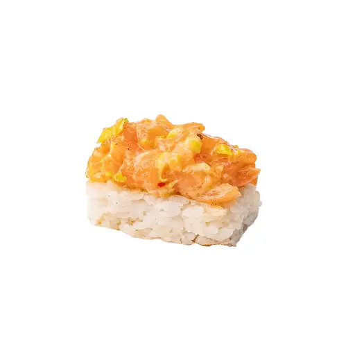 [161] Sushi Cake tartare de saumon piquant poireaux 